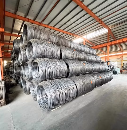 Cold Rolled Hot Rolled Steel Wire Rod in Coils 5.5mm 6.5mm Q195 SAE1006 SAE1008 Low Carbon Steel Ms Wire Rod ASTM GB JIS DIN AISI BS Factory Price Fast Delivery
